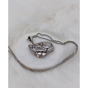 DEER FAWN Fine Art Handmade Sterling Silver Necklace, DEER Pendant by Natalia Chebotar