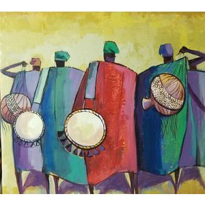 AFRICA TALKING DRUM by Isiaka Lawal