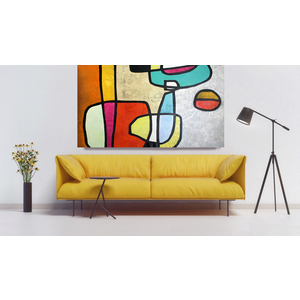 Vibrant Colorful Mid Century Modern Abstract-0-14 by Irena Orlov