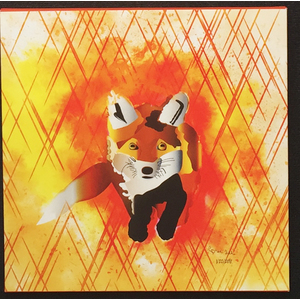 Looking Foxy 18x18 Canvas by Eric Lee