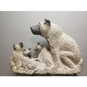 Baby Bears and Mum by Peter Rujuwa