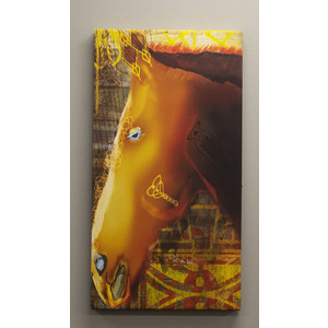 Art Deco Horse 16x30 Canvas by Eric Lee