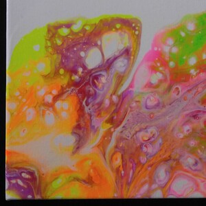 Neon Splash 24" x 36" Triptych by Anne Hlavac