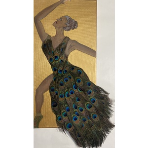 Peacock ballerina  by Rolanda Hudson