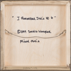 I Remember India No 6 by Sondra Wampler