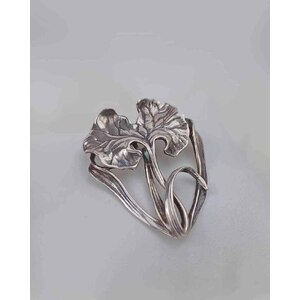 SUMMER LEAF Handmade Fine Art Sterling Silver Necklace, Leaf Pendant  by Natalia Chebotar