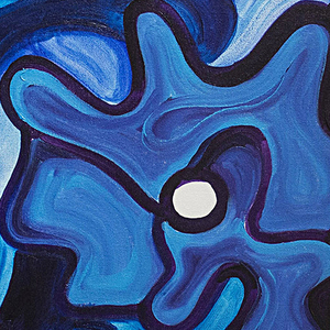 Starry hands |48" x 24" by Nathalie Gribinski