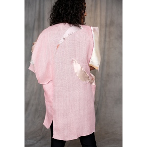 Pink Linen Tunic by Laura Tanzer