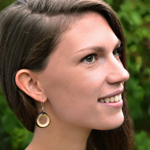 Orgánico Tagua Ring Earrings by Ande Axelrod