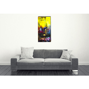 Thinking Apple NYC 12x24 Canvas by Eric Lee