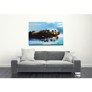 Sea Otter  24x36 Canvas  by Eric Lee
