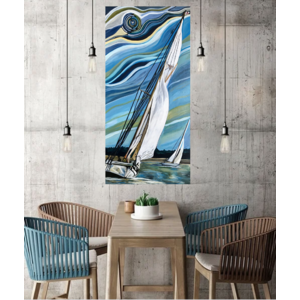Pickle Boat - Limited- Edition Reproduction on Canvas by Toril Fisher