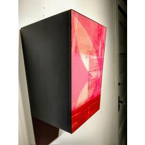12" art shelf C/2020 by Leslie Emery
