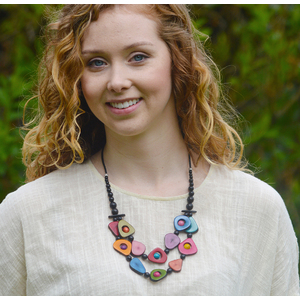 Carmen Double Strand Tagua Necklace by Ande Axelrod