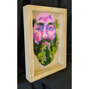 Moss Beard (9 x12) by Danielle Apontarelli