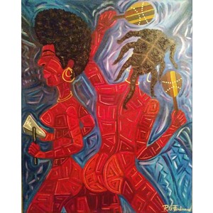 Tribal ladies in Rhythm by Reynaldo Ferdinand
