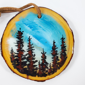 Pines wood art by Brandon DeNormandie