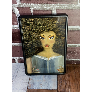 Don’t touch my hair Framed 4x6 Giclée (print) refrigerator magnets by Rolanda Hudson