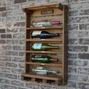 Vegetable Crate Wine Rack by Amy Manning