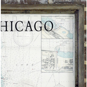 Chicago 1937 Nautical Map by Amy Manning