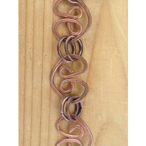 Circle of Hearts Copper Bracelet by Jody Flemming