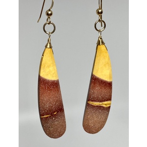 Pair of Mookaite Earrings by Candace Marsella