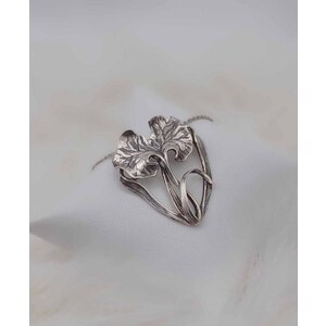 SUMMER LEAF Handmade Fine Art Sterling Silver Necklace, Leaf Pendant  by Natalia Chebotar