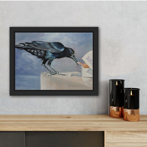 Fish Crow 12" x 16" by Pamela Couch