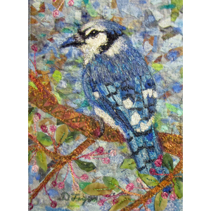 Bluejay in Spring by Dolores Fegan