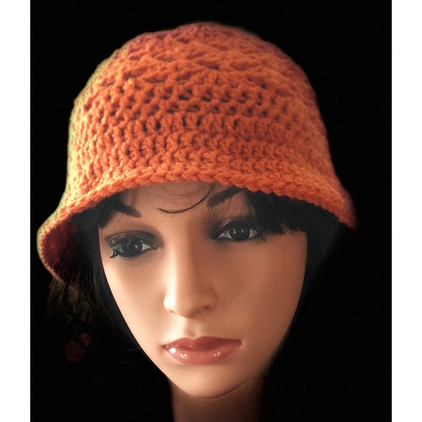 ArtZipper! Hats & Head Pieces, Women’s orange floppy brim hat by Sherri ...