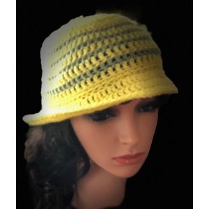 Women’s two tone floppy  brim hat  by Sherri Gold