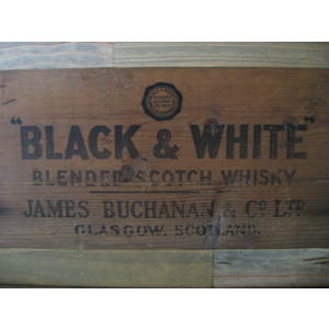 Black & White Scotch Whiskey Serving Tray by Bob Forestall