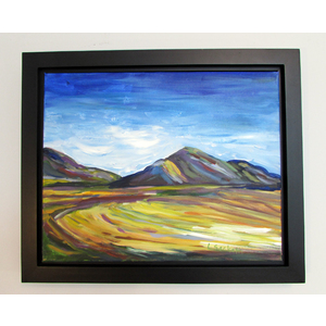 Wheat Fields along the Garden Route.  16" x 20" by Linda Sacketti