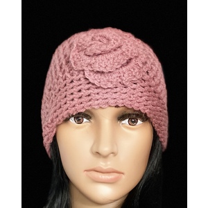 Women’s pink hat by Sherri Gold