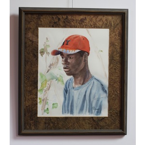 Haitian Boy by David Schubert 