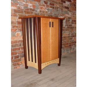 Cabinet w/two doors/tapered legs by Jeff Easley