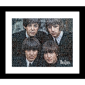 The Beatles Photo Mosaic Print Art by David Addario