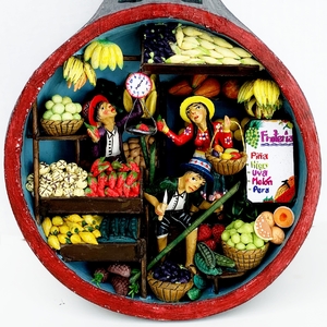 The Fruit Seller by Nicario Jimenez