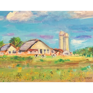 Farm Scene by Bob Leopold