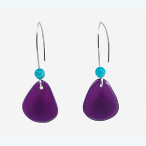 Palmera Tagua Earrings by Ande Axelrod