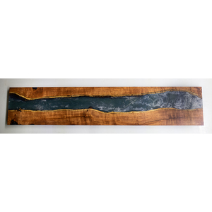 Mesquite and Epoxy Wall Hanging by Adrian Vogel