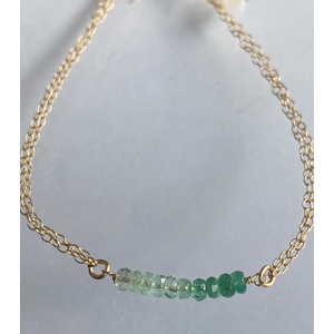 Ombré Emerald Bracelet by Candace Marsella