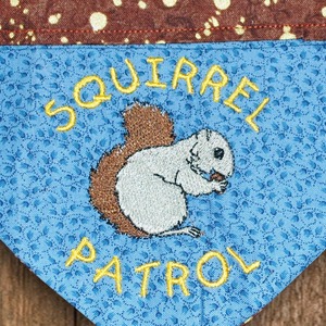 Dog Bandana - Squirrel Patrol by Cyndi Jensen
