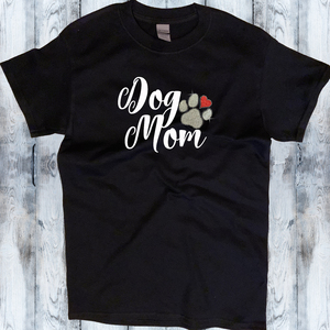 Dog Mom T-Shirt by Cyndi Jensen