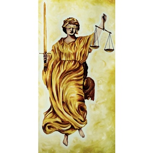 Justice 15x18 by Thelma Fanstone Haffner
