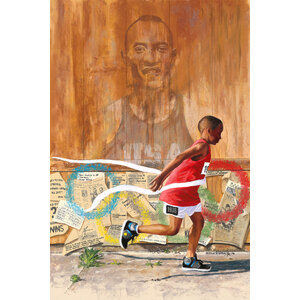 In His Shadow - JESSE OWENS by Richard Wilson