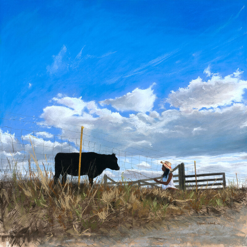 Cow Girl by Richard Wilson