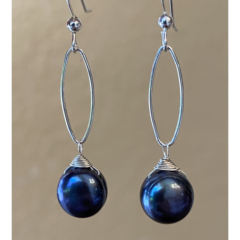 Pearl Earrings  by Candace Marsella