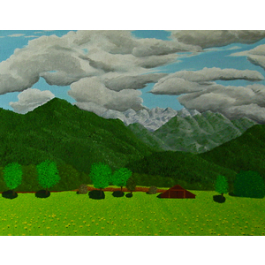 Bavarian Alps 18 x 14 by Jim Young
