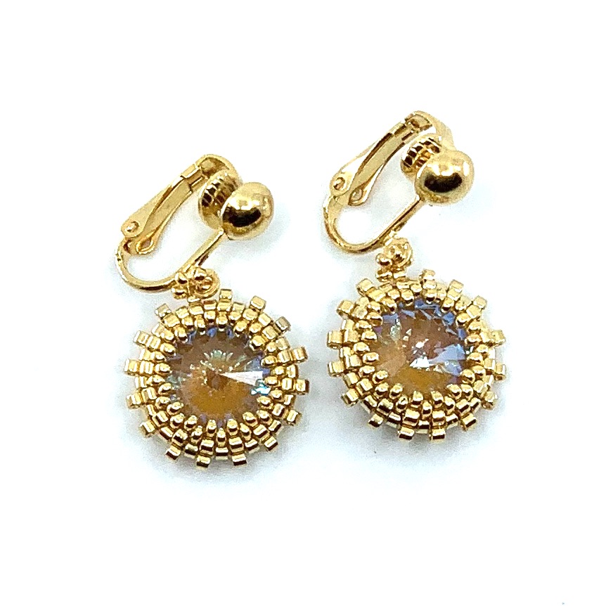 ArtZipper! Earrings, Golden Honey Earrings by Ravit Stoltz